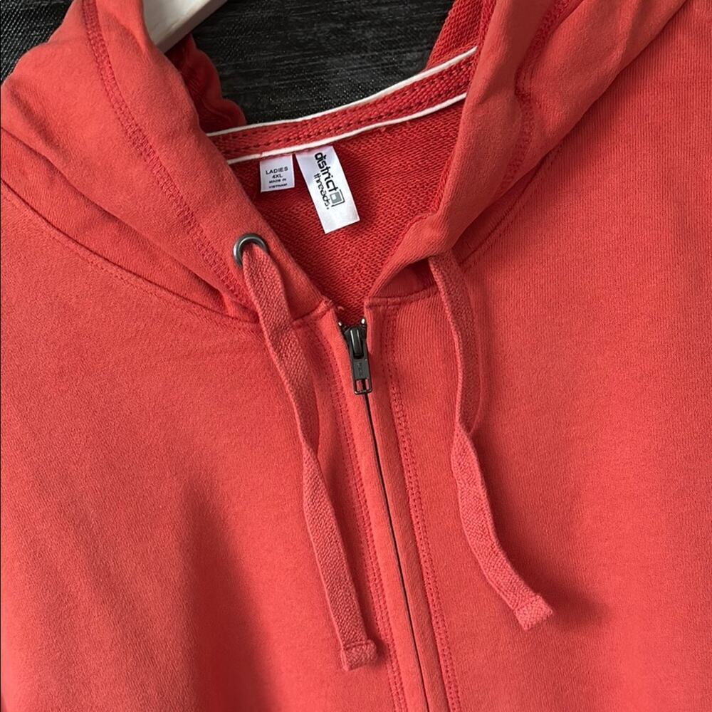 NWT District Threads Coral Hoodie Juniors Plus size 4XL - Picture 4 of 7